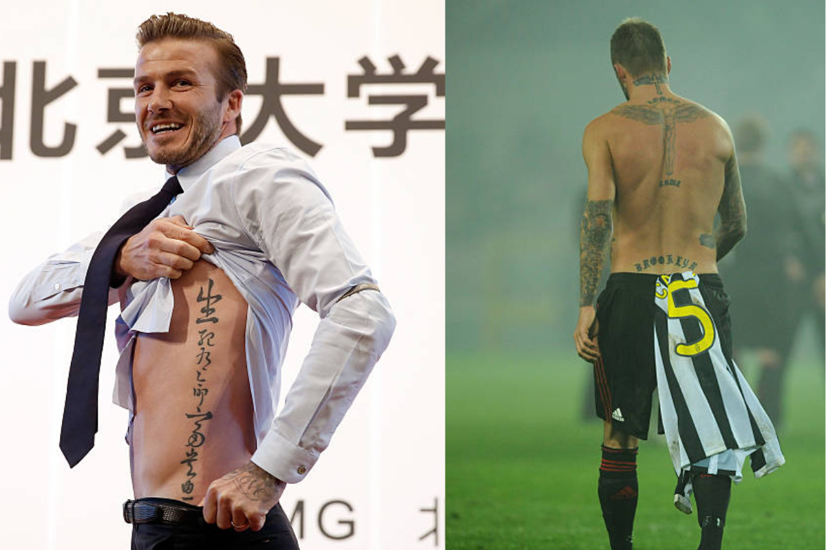 david beckham tattoos