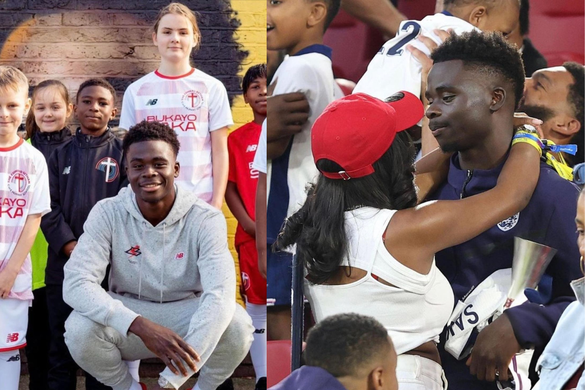 bukayo saka parents