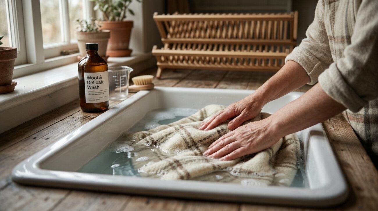 how to wash wool blanket