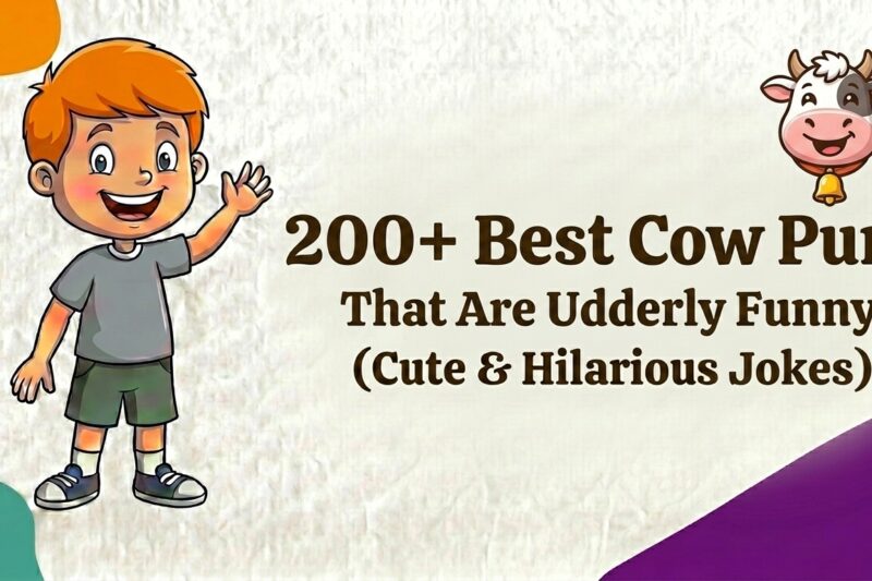 200+ Best Cow Puns That Are Udderly Funny (Cute & Hilarious Jokes)