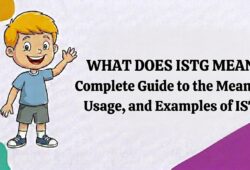 what does istg mean
