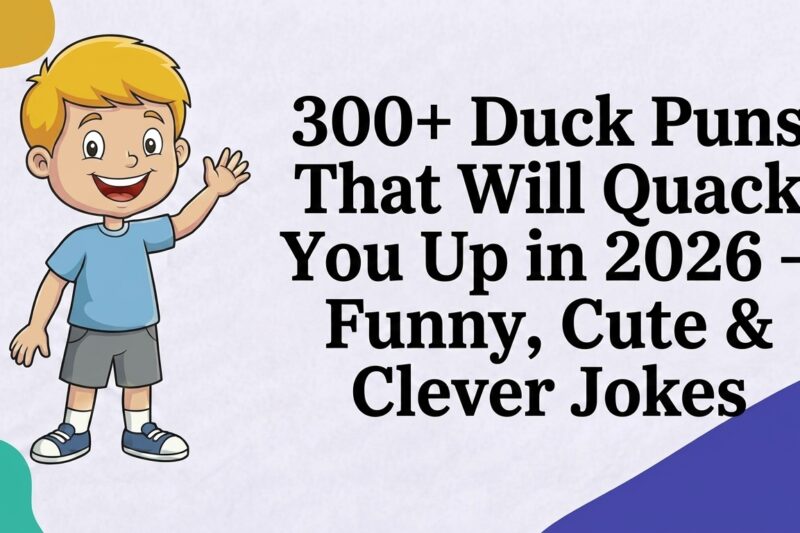300+ Duck Puns That Will Quack You Up in 2026 – Funny, Cute & Clever Jokes