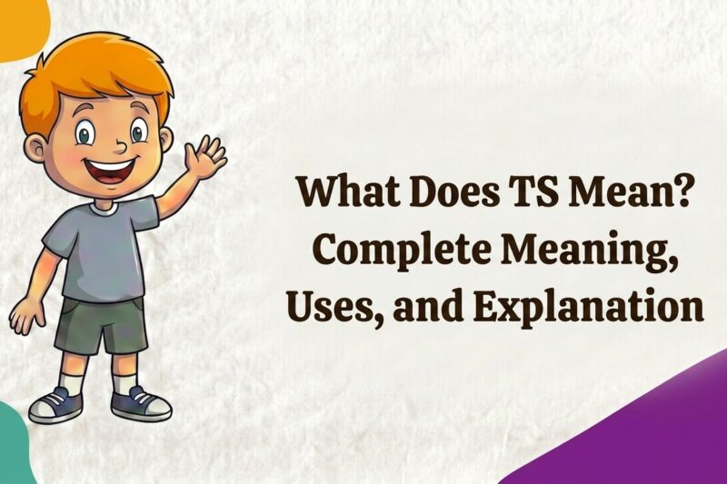 What Does TS Mean? Complete Meaning, Uses, and Explanation