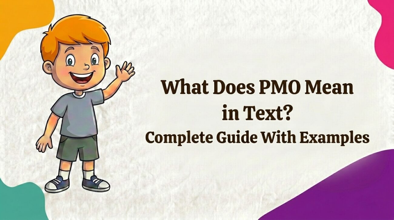 what does pmo mean in text